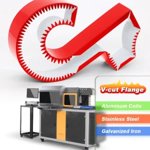 Automatic CNC Notching and Flanging Channel Letter Bending Machine for LED Luminous Signs