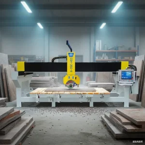 Automatic Calibration High Accuracy 27KW 380V 4 Axis Stone Cutting Milling Machine for Granite Quartz Porcelain