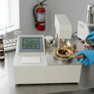Automatic Cleveland Open Cup Flash Point Tester ASTM D92 Oil Petroleum Asphalt Flash Fire Point Test Equipment