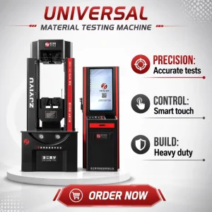 Automatic Computer Control Hydraulic Material Universal Testing Equipment 300 kN Steel Bar Tensile Testing Machine