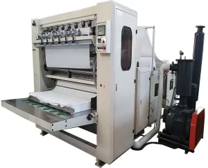 Automatic Embossing Folding Paper Facial Tissue Machine Production Line