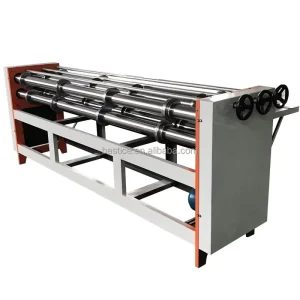 Automatic Four Roller Rotary Cutting Creasing Slitting Scoring Sheets Cutter Machine for Corrugated Paper Cartons Slitter Scorer
