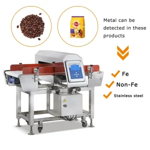 Automatic High Sensitivity Industrial Metal Detector for Metal Cans in Food Industry