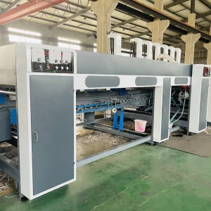 Automatic High Speed Inline FFG Flexo Printer Slotter Folder Gluer with Strapping Bundler Corrugated Box Making Machine
