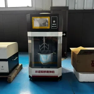 Automatic Laboratory Cement Mortar Mixer ISO 679 Programmable Touchscreen Digital Display