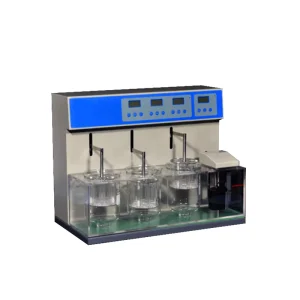 Automatic Laboratory Disintegration Tester with Precise Timing for Industrial Sample Analysis