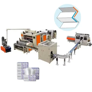 Automatic Napkin Hand Towel Printing Embossing Hand Towel Tissue Paper Making Machine Paper Folding Manufacturing Machine