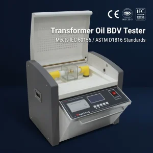 Automatic Oil BDV Tester Transformer Insulation Oil Analyzer Dielectric Oil Testing Equipment