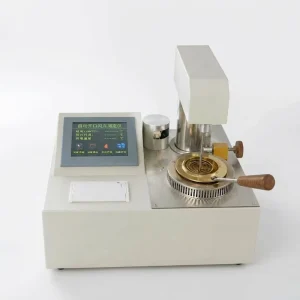 Automatic Portable Cleveland Open Cup Flash Point Tester ASTM D92 Oil Asphalt Paints Chemicals Flash Fire Point Apparatus