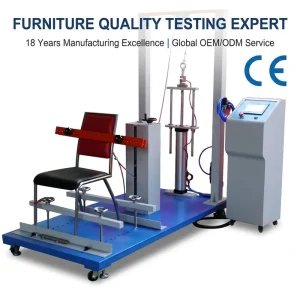 Automatic Seat Back Pull Durability Tester with 102kg Sandbag Load for Office Furniture