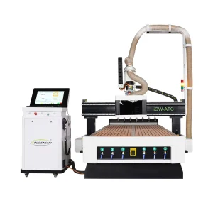 Automatic Tool Change 1325 Cnc Router Atc Wood Carving Milling Cutting Machine Wooden Furniture Cabinet Door Making Machine