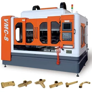 Automatic Vertical CNC Milling Machine for Metal Stainless Steel & Mold Cavity Engraving Key with Spindle Component