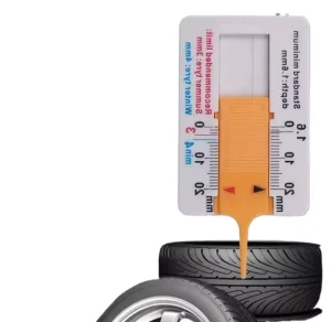 Automotive Tire Tread Depth Gauge Caliper 0-20mm for Cars, Motorcycles, and Vans