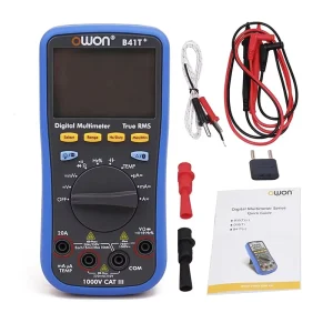 B41T+ 1 2 Digital Multimeter with Datalogger Temperature Meter 3 in 1 True RMS Multimeter