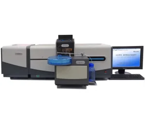 BINTLK User Friendly Flame Furnace Atomic Absorption Spectrometer Czerny Turner Monochromator 190 900nm Wavelength Range 8 Lamp