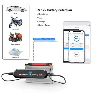 BK100 Battery Tester and Analyzer for 40/50 6V/12V Car Batteries