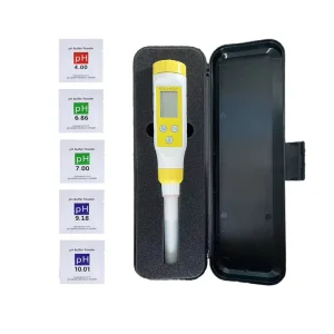 BLE Meat pH Tester With Backlit Digital Food ph Tester for Water and Solid Sampling pH Measurement