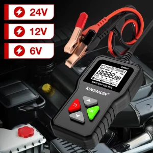 BM550 6V/12V/24V Car, Motorcycle, and Electric Vehicle Battery Tester
