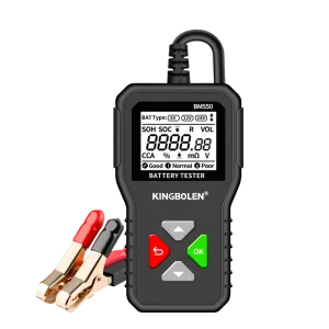 BM550 Battery Tester 6V 12V 24V 100-2000A CCA Capacity Digital Car Battery System Analyzer