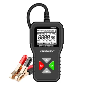 BM550 High-Precision 6V/12V/24V OBD2 Diagnostic Tool for Truck Car Battery Tester with 100-2000CCA Universal Use
