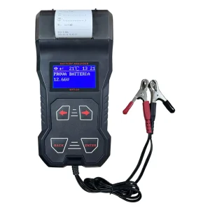 BM800 6V 12V 24V Car and Motorcycle Battery Tester with Voltage Charger Analyzer and Printing Function