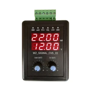 BRIGHTWIN Adjustable Current Voltage Signal Generator 0-11V 0-20mA 4-20mA 0.25% Accuracy LED Display Source Signal Simulator