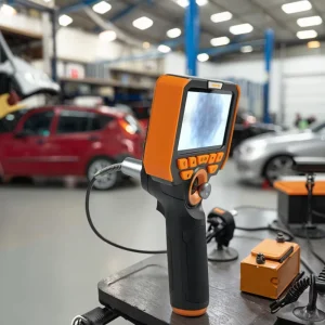 BRK 30 Pro Industrial Endoscope Camera with 2mm Lens 2m Tungsten Braid Probe 5 Inch IPS Screen IP67 MP4 Recording