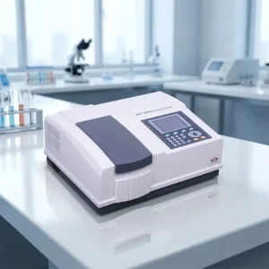 BRT 5600UV Split Double Beam UV Vis Spectrophotometer 190 1100nm Bandwidth 320*240 Blue LCD Lab Quantitative Analysis Instrument