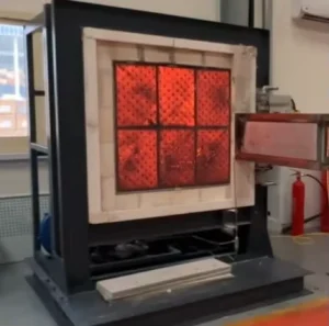 BS476-7 Fire Testing Equipment With 32.5kW/m² Radiation Intensity