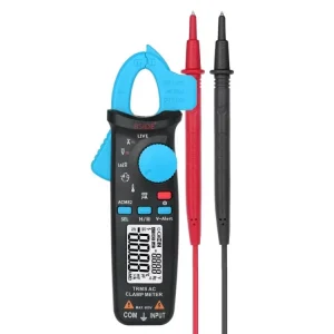BSIDE ACM82 6000 Counts True RMS Dual Display Digital AC DC Current Clamp Meter With Volt Alert and Live Test