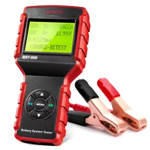 BST-500 Digital Car Battery Tester, 12V, 30-200Ah Capacity, 7-30V Voltage Range