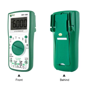 BST-58X ODM Digital Multimeter Dark Green Backlight Display Shock Protection 1 Year Warranty