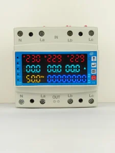 BSVA-126 80A WiFi and Leakage Protection Smart Three-phase Energy Meter Adjustable V/A Protector