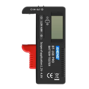 BT-168 PRO Battery Voltage Tester for Dry and Laptop Batteries