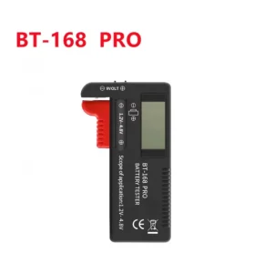 BT 168 PRO Digital Lithium Battery Capacity Tester Checkered Load Analyzer Display