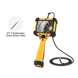 BT Y20 160000 Fiber Cable 360 Degree 2.0mm Industrial Endoscope Camera 5.7 Inch LCD Screen Portable Borescope Inspection OEM
