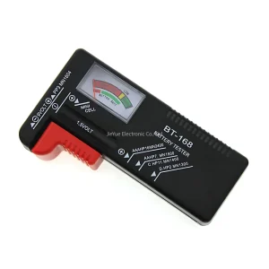 BT168D Digital Battery Tester Volt Checker for AA AAA 9V Button Cell Batteries Multiple Voltage Meter