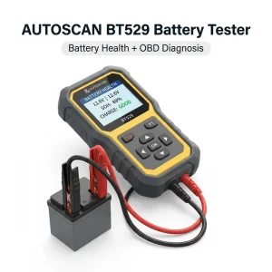 BT529 Car Battery Tester OBD2 Diagnostic Tool Battery Health Internal Resistance Test 12V/24V Universal