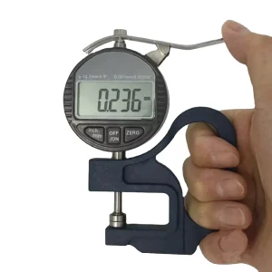 BY02 Digital Display Micrometer Thickness Measurement 0.001mm 0~12.7mm 30mm