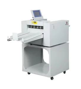 BY650A Fully Automatic Paper Folding Machine with Air Suction & Paper Loading for A4 A3 Laminated Sheets Small Folding Line