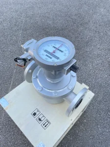 Battery Powered DN50 Metal Oval Gear Flowmeter High Viscosity Mechanical LCD Display Fuel Level Measurement 0.5% Accuracy