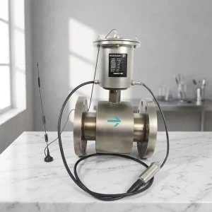 Battery Powered Liquid Control Electromagnetic Flowmeter Water Magnetic Flowmeter
