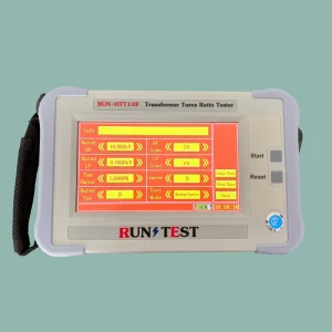 Battery Powered TTR Meter Electronic 3 Phase Transformer Turns Ratio Group Tester