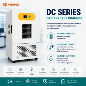 Battery Test Chamber Precision Temperature Control Cabinet for Cell Performance Measurement and Lab Testing