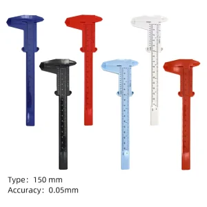 Beauty Stencils Gauge Student Permanent Precision Microblading Mini Measuring Tool Plastic Ruler Tattoo Caliper Vernier Eyebrow