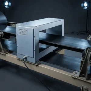 Belt Conveyor Tramp Metal Detector for Limestone Quarry Crushing Line Dual Material Detection IP54 Sealed Enclosure