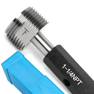 Best Quality High Accuracy NPT Thread Plug Gauge Measuring Tool with GCr15 Material and Customized Support