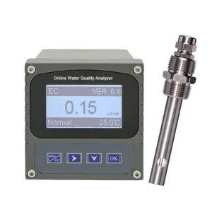 BetteBlue Industrial Online Conductivity Meter TDS Salinity Sensor Controller for Water Treatment Monitoring