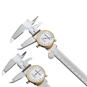 Bidirectional Shockproof Dial Vernier Caliper 0-150mm High-Precision 0.02mm Accuracy Stainless Steel