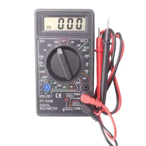 Black Handheld Easy to use Digital Multimeter